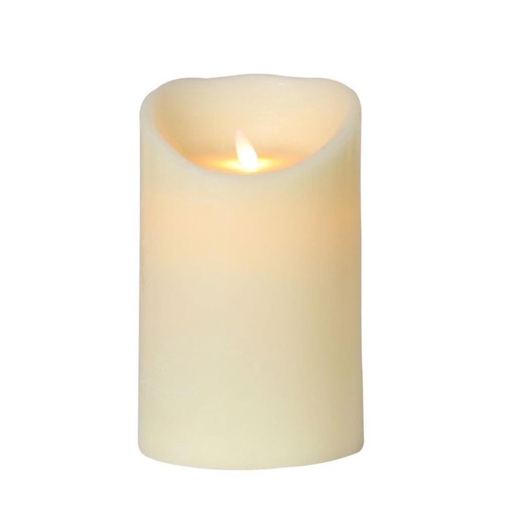 Elements Moving Flame LED Pillar Candle 20 x 12.5cm Extra Image 1
